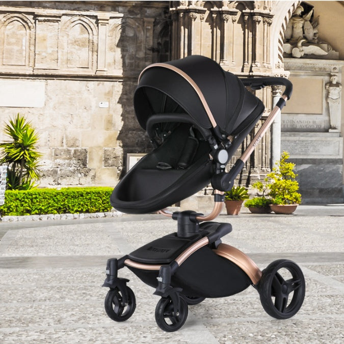 Exclusive High Landscape Baby Stroller 360-degree Rotation 3-in-1