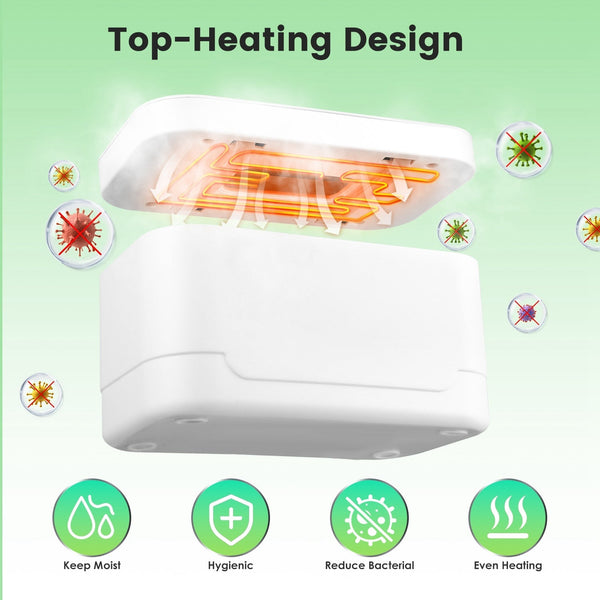 Baby Wipe Warmer Dispenser With 3 Temperature Settings and Night Light