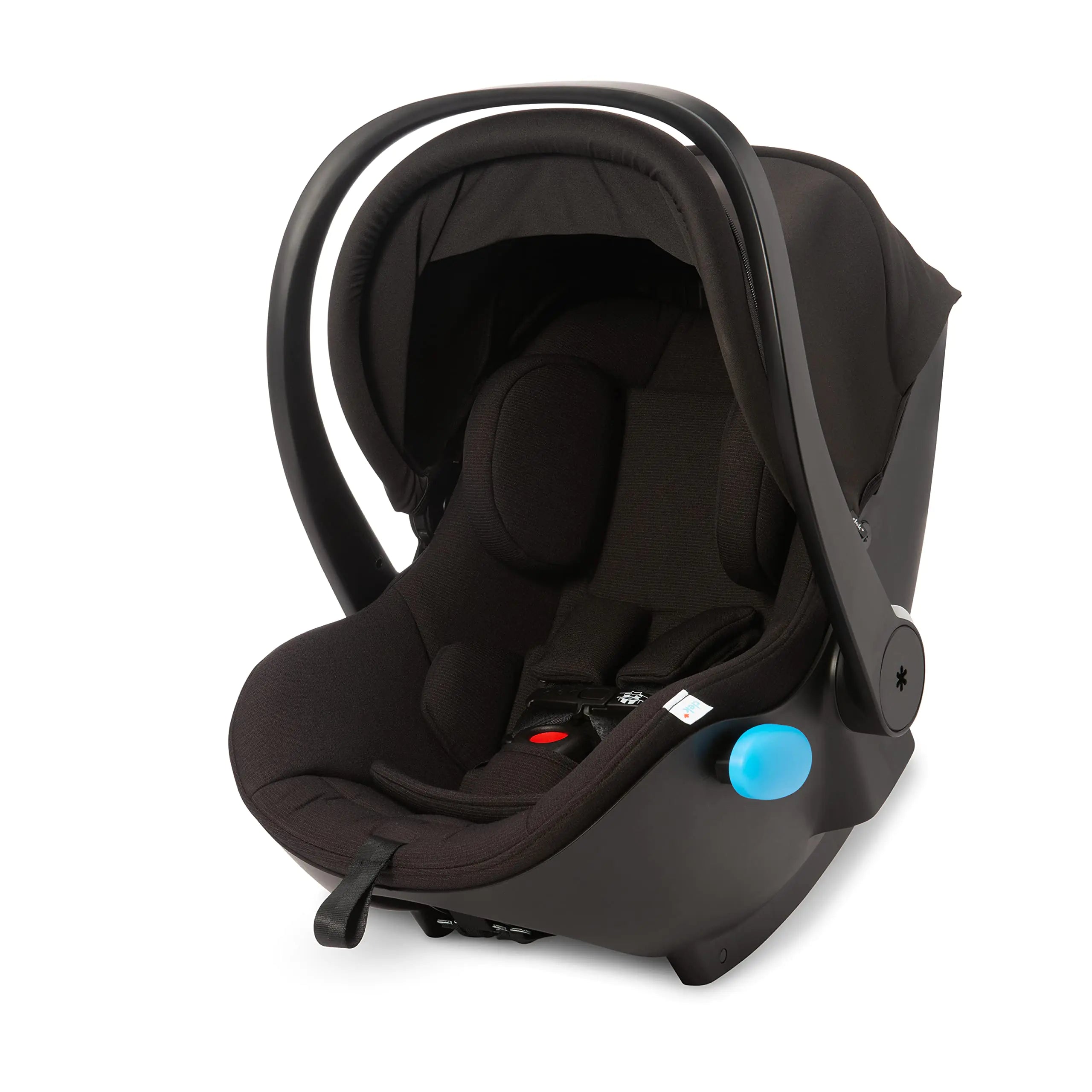 Baseless Infant Car Seat with Newborn Support System  Latch System with One-Hand Release