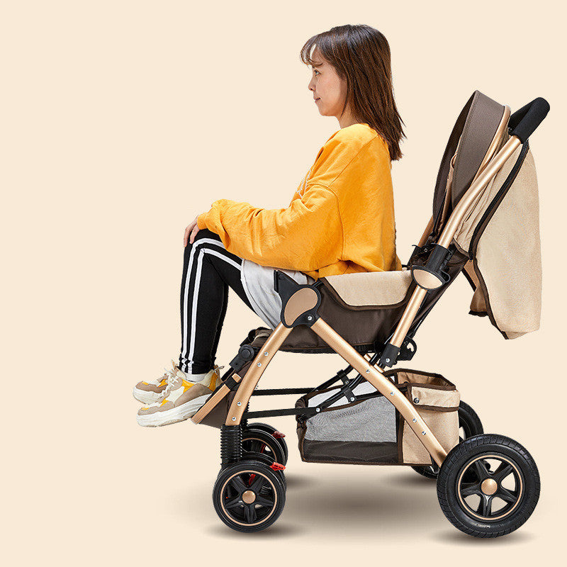Reversible lightweight stroller