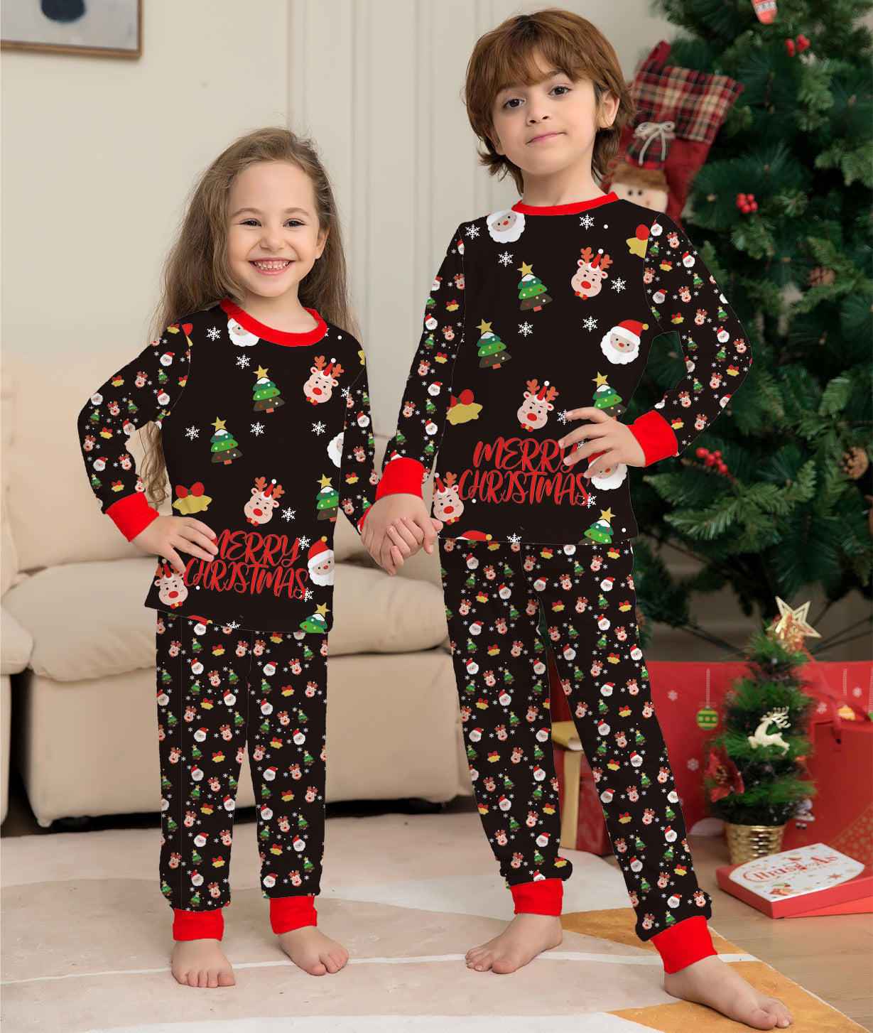 Family Christmas Matching Pajama Sets (Sleepwear)