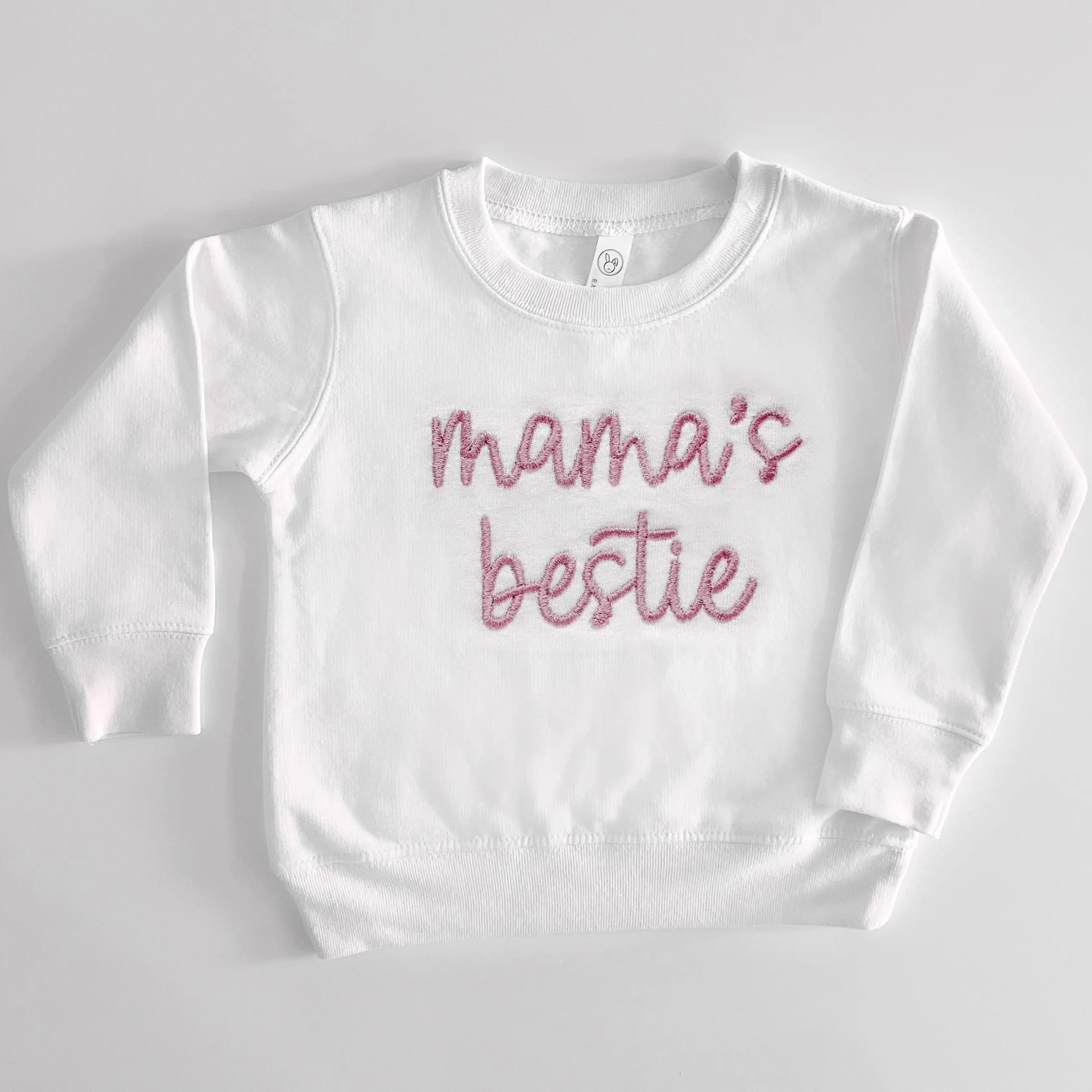 Mama & Mini Embroidered Matching Sweatshirt Set | Mother Daughter